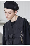 メスノウン(MASSNOUN) CI LOGO TECH BUCKLE VEST MSZVT001-BK