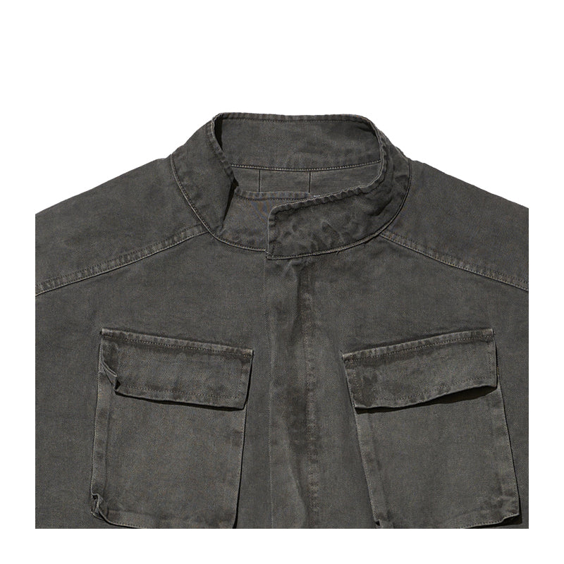 オベルー(OVERR) 20SS PIGMENT GRAY FIELD JACKET
