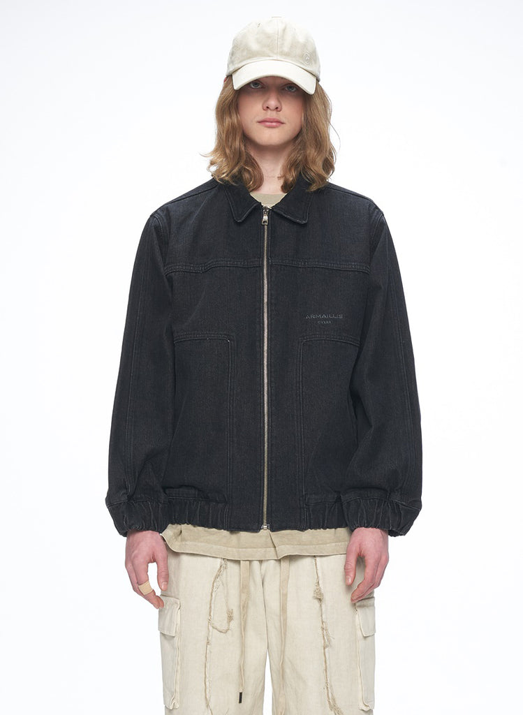オベルー(OVERR) 20SS BLACK WASHED DENIM JACKET