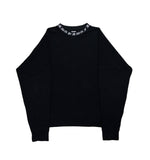 DAYDAF (デイダフ) DAYDAF NECK LOGO SLEEVE T-SHIRT (BLACK)