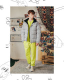 ダブルユーブイプロジェクト(WV PROJECT) Sherbet Goose-down Padding jumper Gray SYOT7294