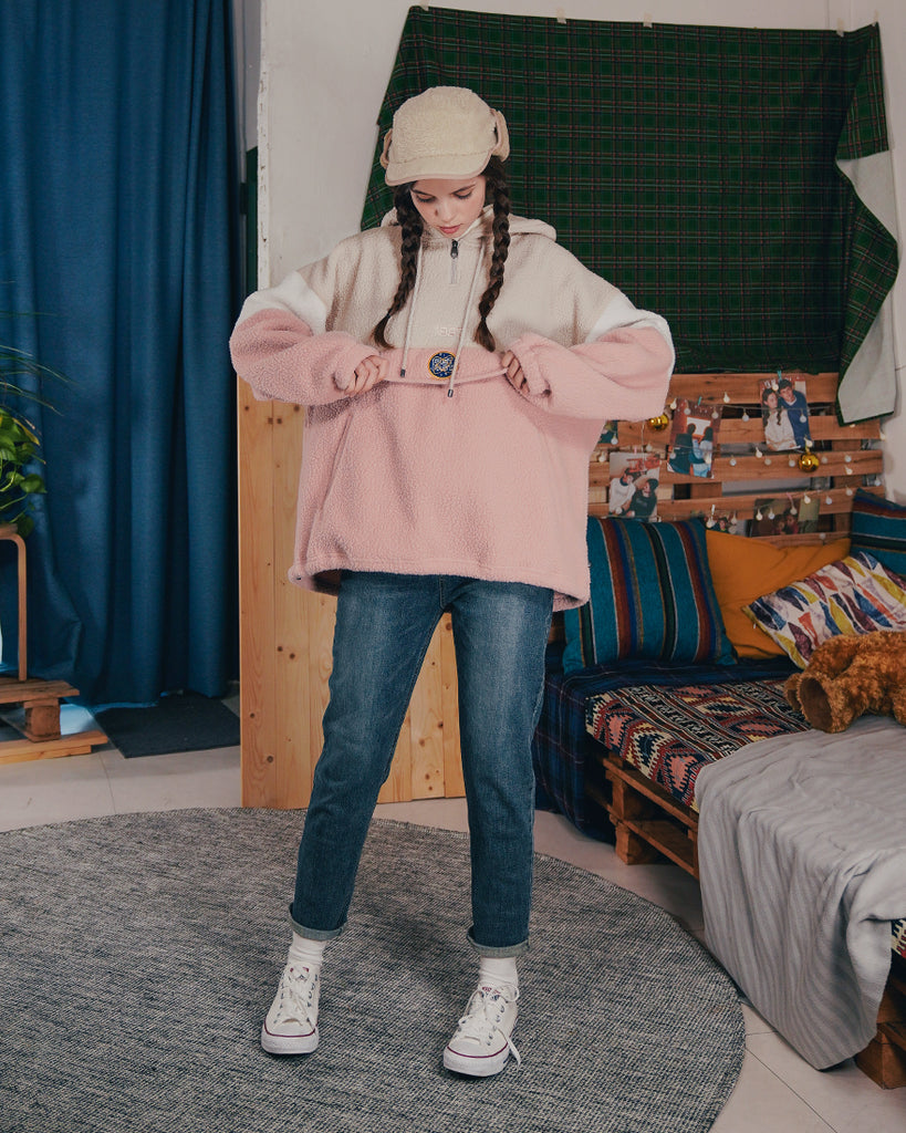 ダブルユーブイプロジェクト(WV PROJECT) Toycoco Boucle Anorak Beige SYOT7329