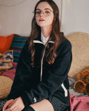 ダブルユーブイプロジェクト(WV PROJECT) Alvin Fleece Zipup BLACK SYOT7342