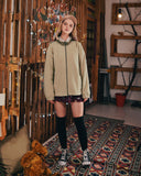 ダブルユーブイプロジェクト(WV PROJECT) Alvin Fleece Zipup BEIGE SYOT7342