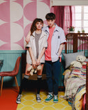 ダブルユーブイプロジェクト(WV PROJECT) THROUGH STRIPE SHIRT BEIGE SYSS7273