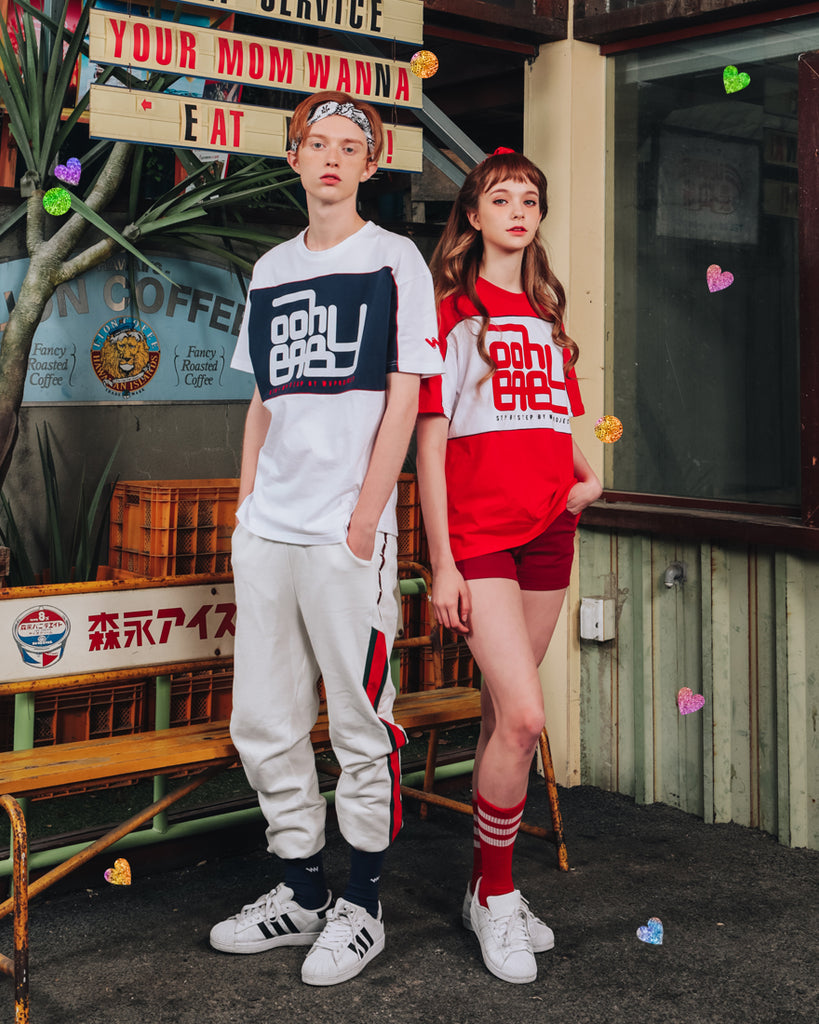 ダブルユーブイプロジェクト(WV PROJECT) BEBE SHORT SLEEVE RED SYST7169