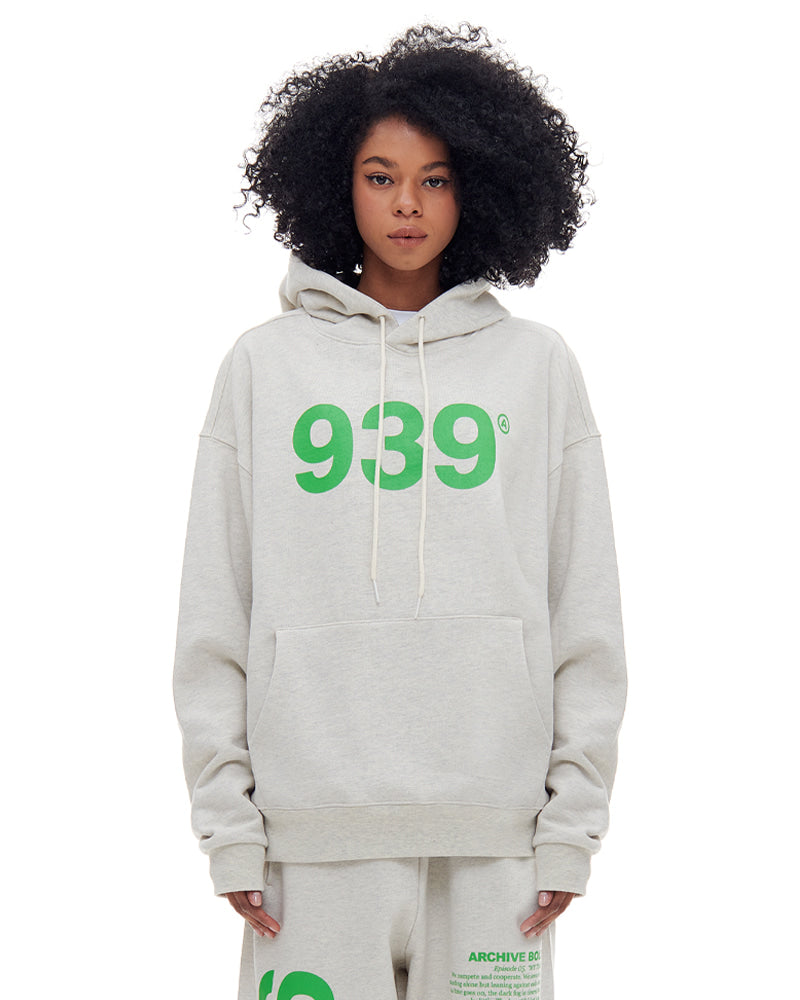ARCHIVE BOLD (アーカイブボールド) 939 LOGO HOOD (OATMEAL)