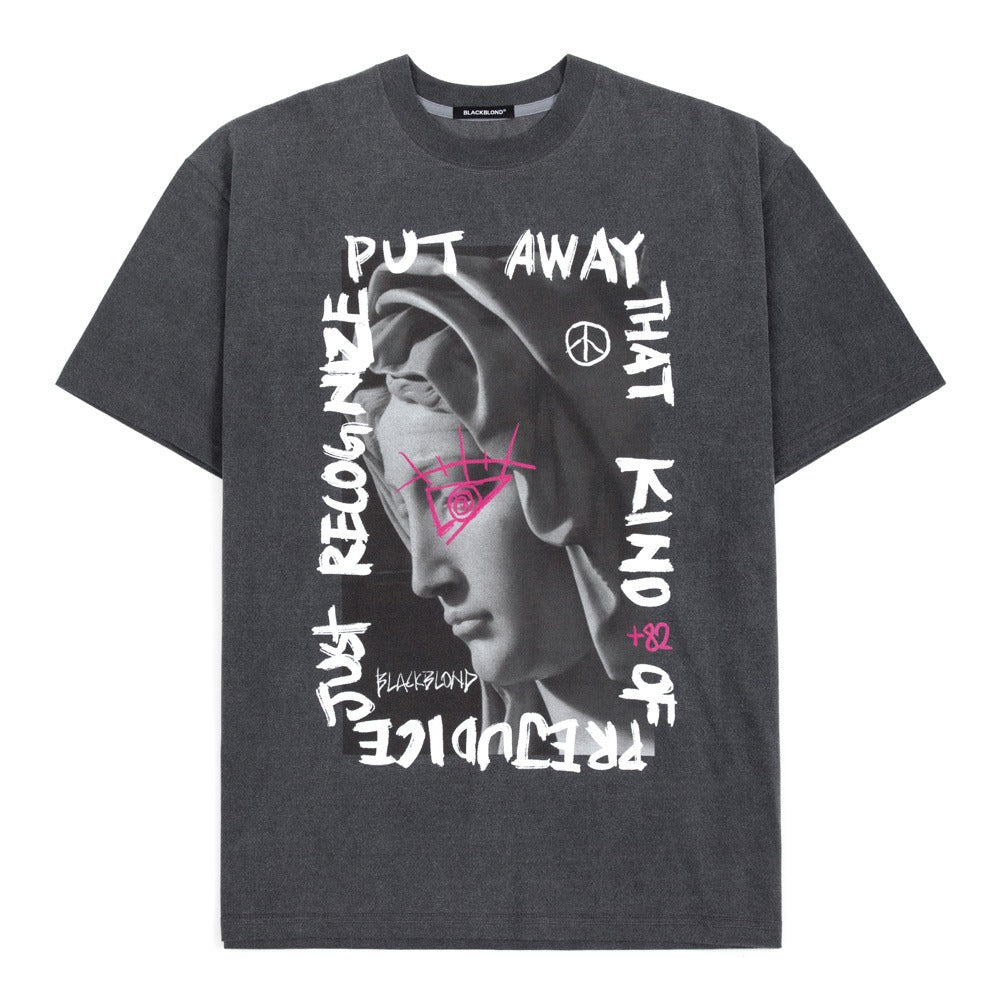 ブラックブロンド(BLACKBLOND) BBD Maria Pigment T-Shirt (Charcoal)