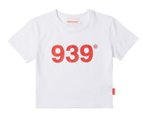 ARCHIVE BOLD (アーカイブボールド) 939 LOGO CROP TOP (WHITE)