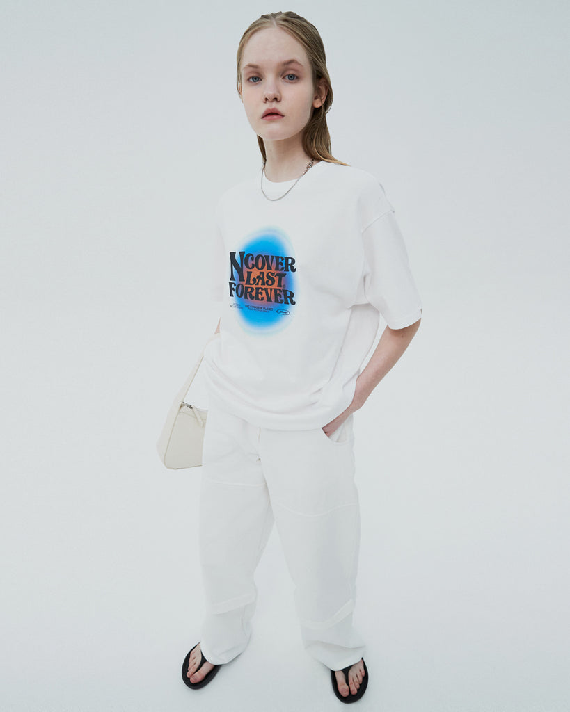 NCOVER(エンカバー)LAST FOREVER GRADATION TSHIRT-BLUE
