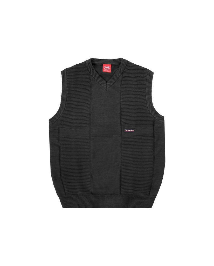 Paragraph ( パラグラフ )  LOGO KNIT VEST No.45