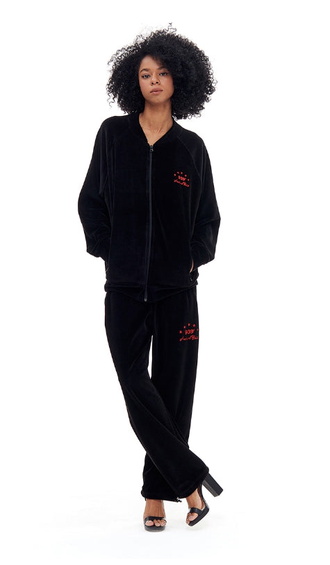 ARCHIVE BOLD (アーカイブボールド) VELOUR JACKET (BLACK)