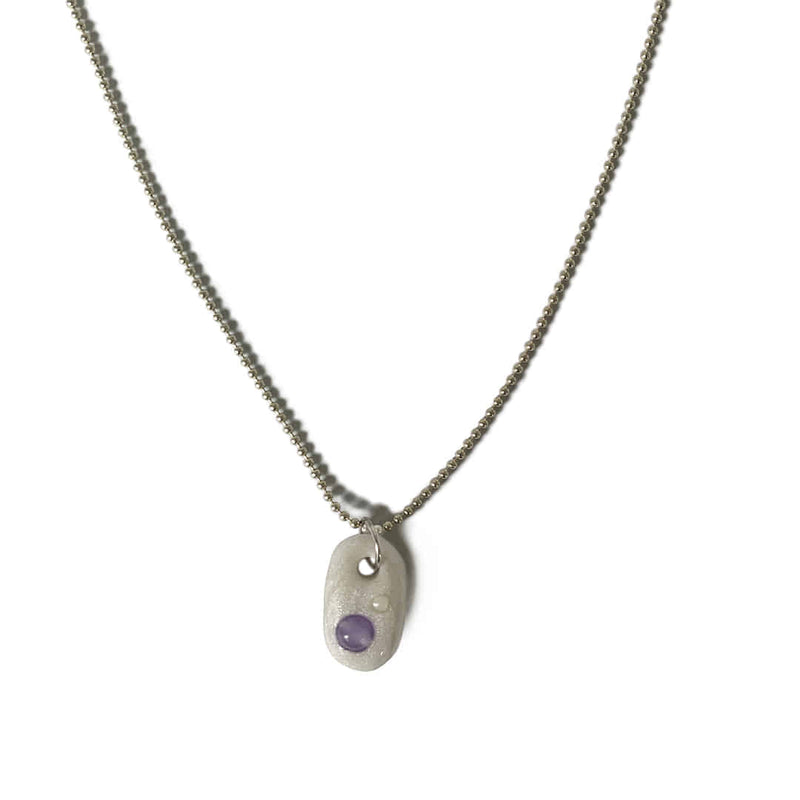 Nff(エヌエフエフ) 	 white layer necklace