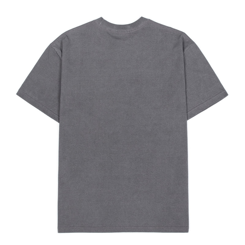 ブラックブロンド(BLACKBLOND) BBD Border Graffiti Logo Pigment T-Shirt (Gray)