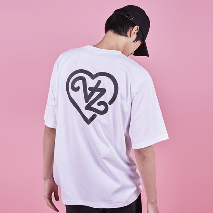 VARZAR(バザール) VZ Line Heart T-Shirts (2color)