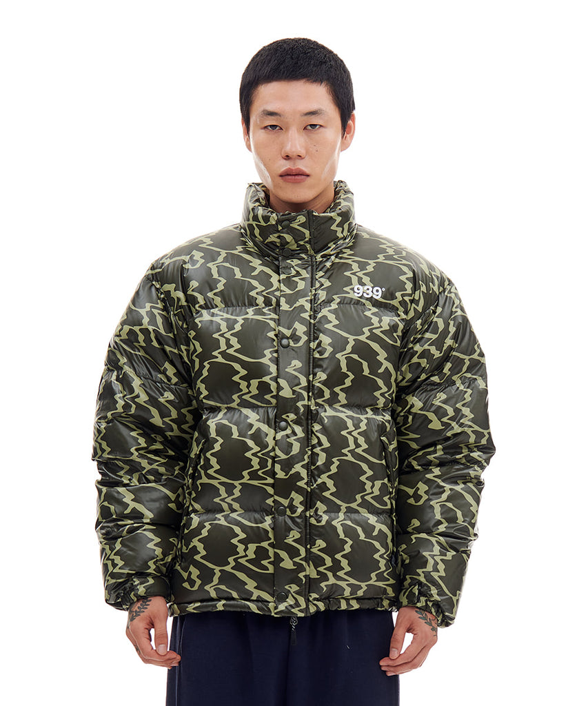 ARCHIVE BOLD (アーカイブボールド) NOISE PUFFER DOWN JACKET (OLIVE)