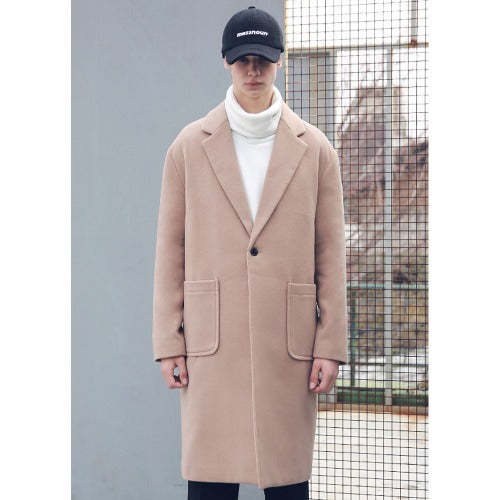 メスノウン(MASSNOUN) DROP SHOULDER OVERSIZED SINGLE COAT MFECT002-CM