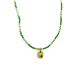 Nff(エヌエフエフ) 	 bead mix necklace_green