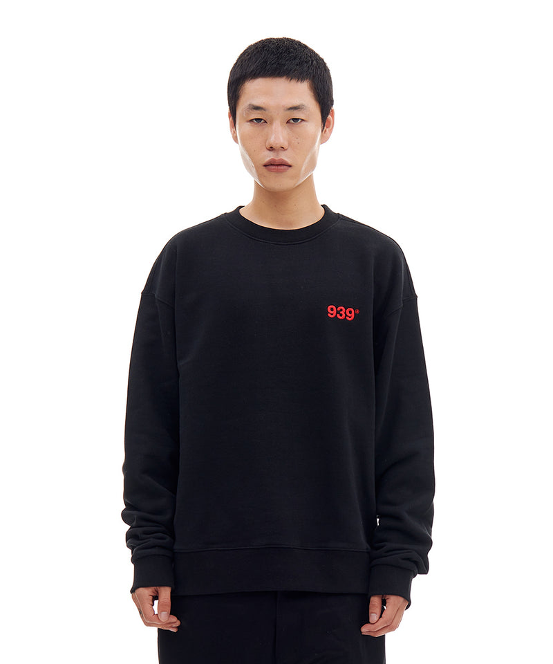 ARCHIVE BOLD (アーカイブボールド) 939 SMALL LOGO SWEAT SHIRTS (BLACK)