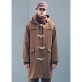 メスノウン(MASSNOUN) HEAVY OVERSIZED WOOL DUFFLE COAT MFECT004-BR