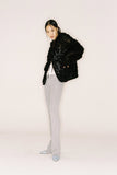 nache(ナチェ)  CHIFFON HOODIE ZIP-UP