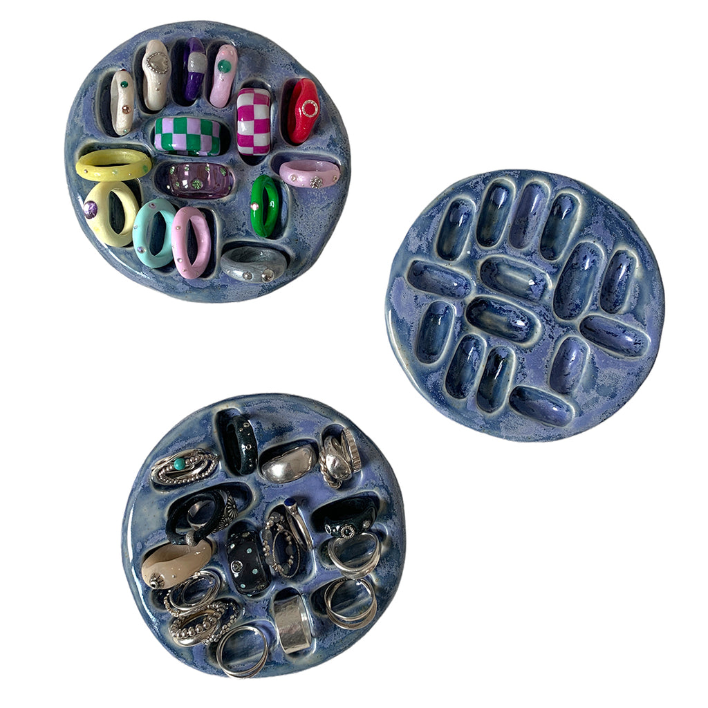 Nff(エヌエフエフ) 	 ceramic_ring holder (blue)