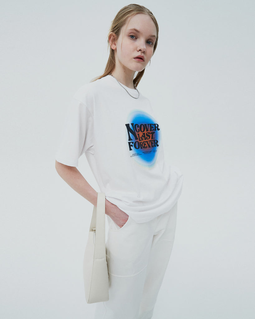 NCOVER(エンカバー)LAST FOREVER GRADATION TSHIRT-BLUE
