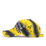 ブラックブロンド(BLACKBLOND) BBD Slogan Logo Lollipop Graffiti Cap (Black/Yellow)