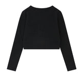 ARCHIVE BOLD (アーカイブボールド) 939 CROP CARDIGAN (BLACK)
