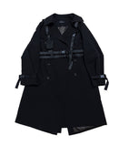 トレンディウビ(Trendywoobi) Tr Black strap trenchcoat ver.2
