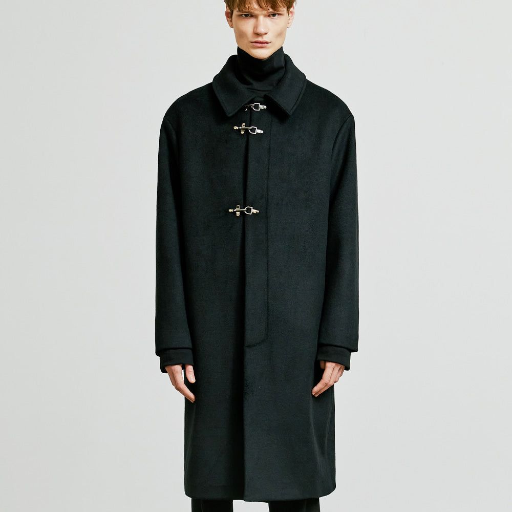 SSY(エスエスワイ)  deckhook single mac coat black