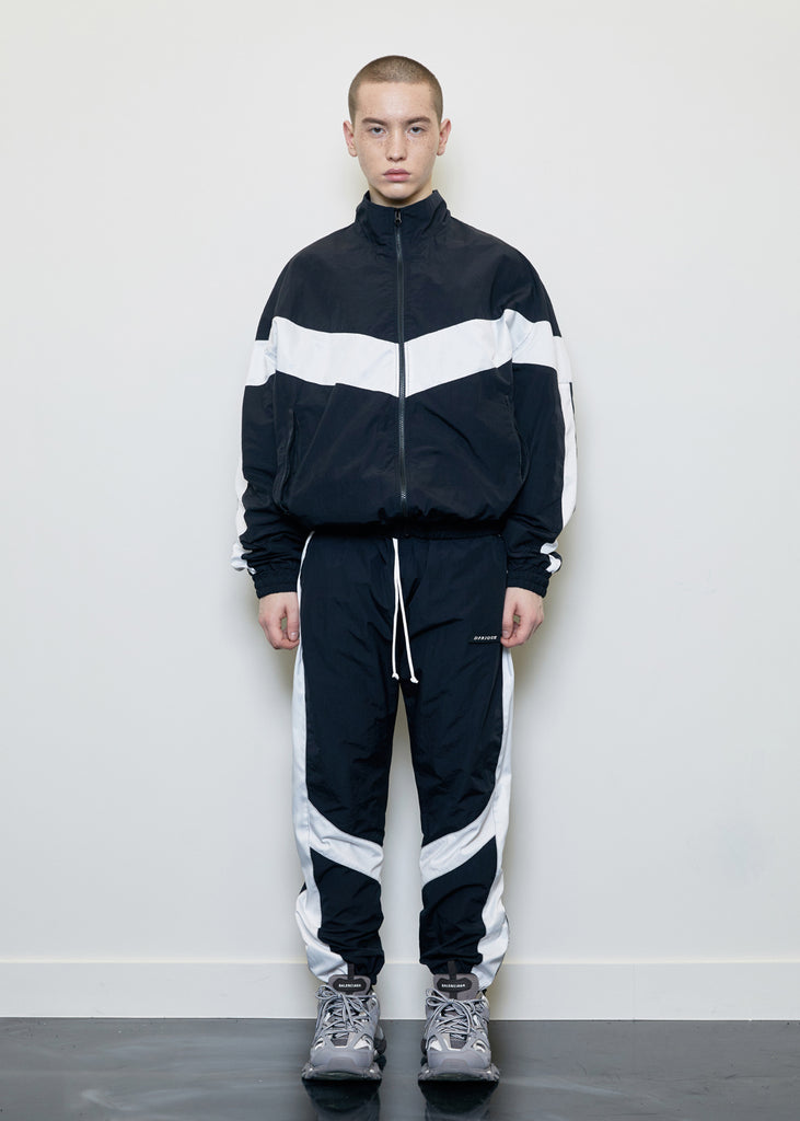 ディープリーク(DPRIQUE) CONTRAST TRACK JACKET BLACK/WHITE