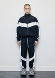 ディープリーク(DPRIQUE) CONTRAST TRACK JACKET BLACK/WHITE