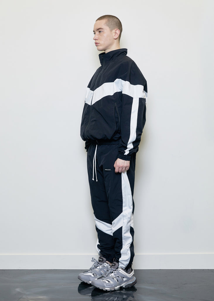ディープリーク(DPRIQUE) CONTRAST TRACK JACKET BLACK/WHITE