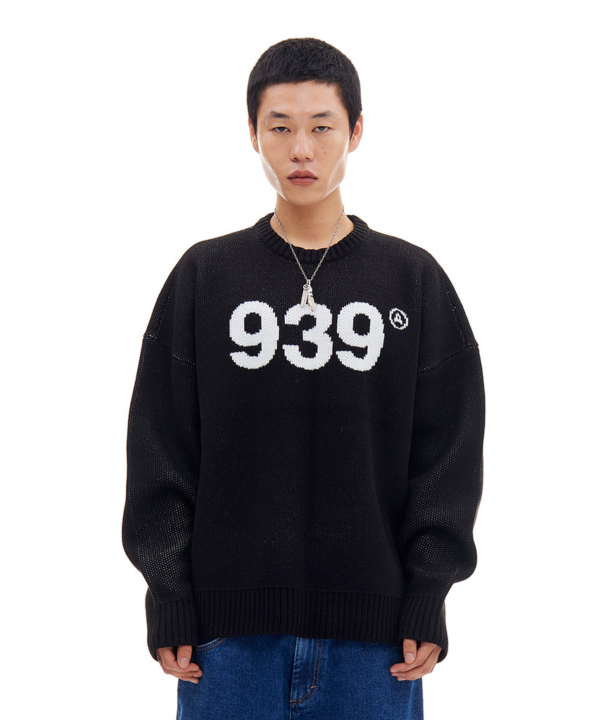 ARCHIVE BOLD (アーカイブボールド) 939 LOGO KNIT (BLACK)