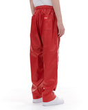 ARCHIVE BOLD (アーカイブボールド) FAKE LEATHER PANTS (DEEP RED)