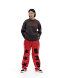 ARCHIVE BOLD (アーカイブボールド) FAKE LEATHER PANTS (DEEP RED)