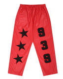 ARCHIVE BOLD (アーカイブボールド) FAKE LEATHER PANTS (DEEP RED)