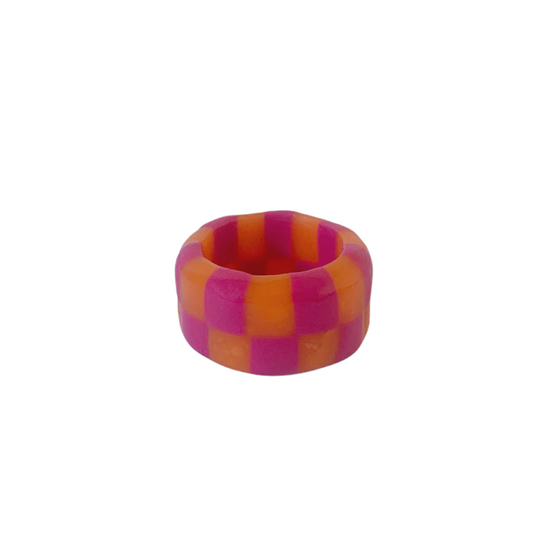 Nff(エヌエフエフ) 	 chess ring_orange pink