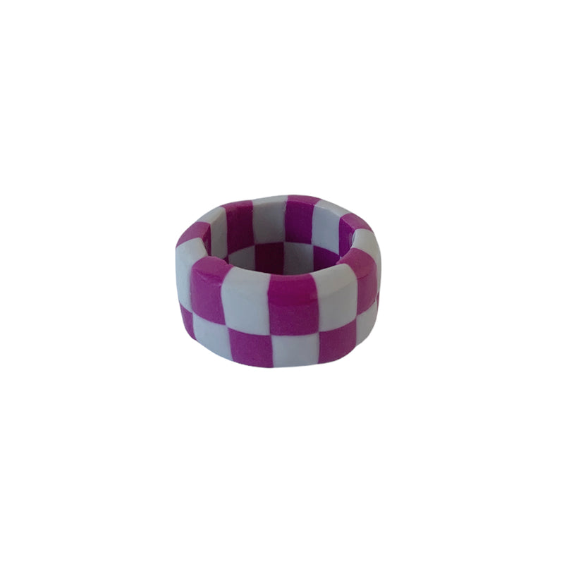 Nff(エヌエフエフ) 	 chess ring_grey purple