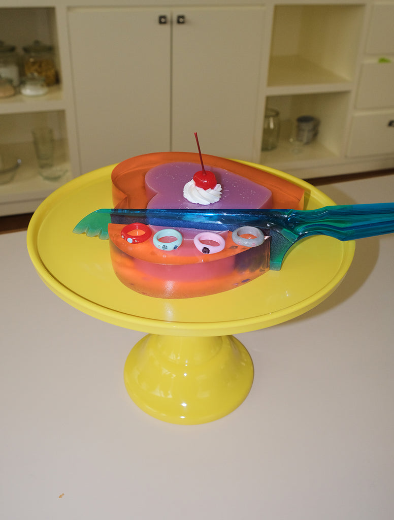 Nff(エヌエフエフ) 	 beads around_glitter grey