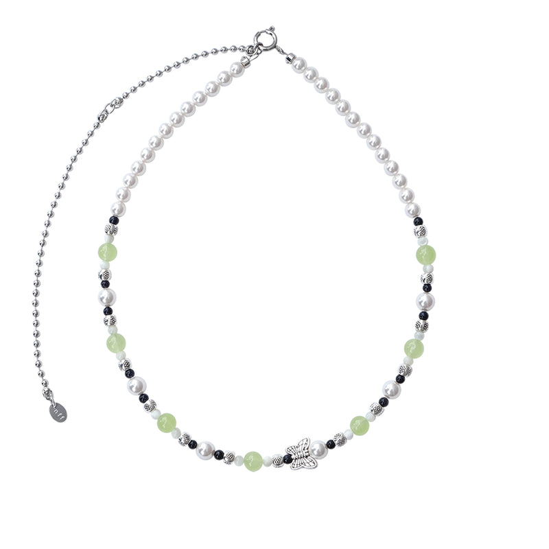 Nff(エヌエフエフ) 	 butterfly bloom necklace