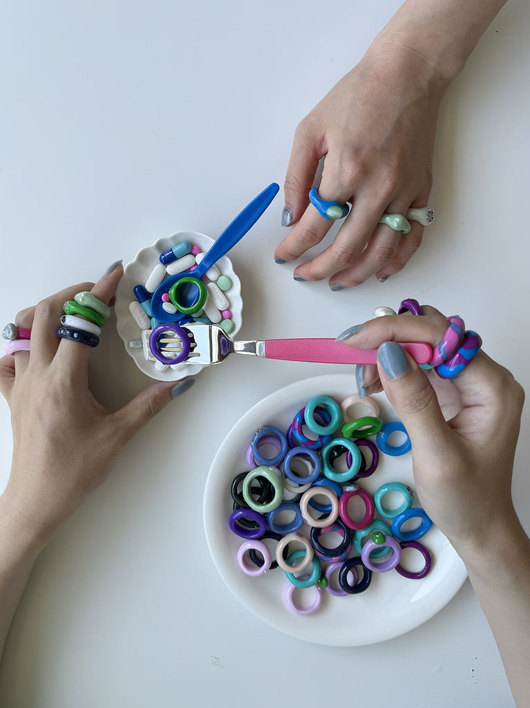 Nff(エヌエフエフ) 	 aquarium gem ring