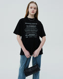 NCOVER(エンカバー)NCOVER PLANET TEXT TSHIRT-BLACK