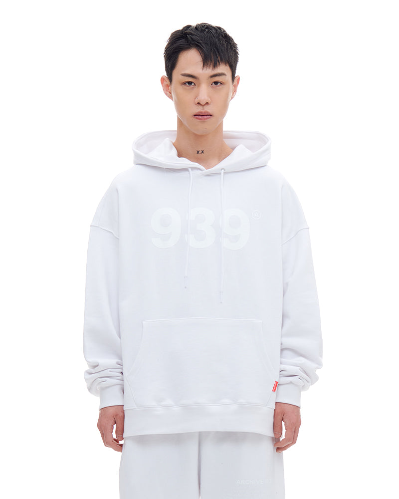 ARCHIVE BOLD (アーカイブボールド) 939 LOGO HOOD (WHITE)