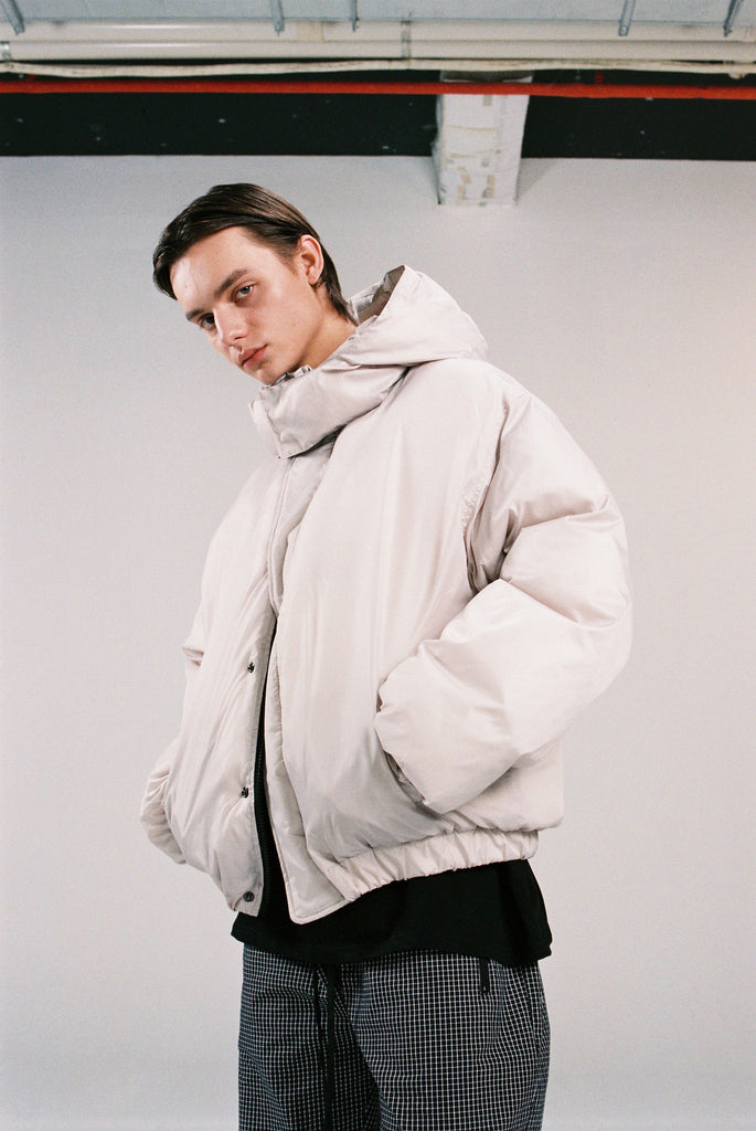 ディープリーク(DPRIQUE) HOOD PADDED JACKET - IVORY