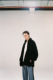 ディープリーク(DPRIQUE) OVERSIZED SHEARLING JACKET - BLACK
