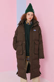 NCOVER(エンカバー)LOGO LONG PADDING-BROWN