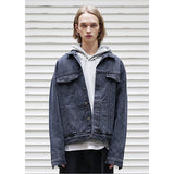 メスノウン(MASSNOUN) SB OVERSIZED DENIM JACKET MFEJK004-BK