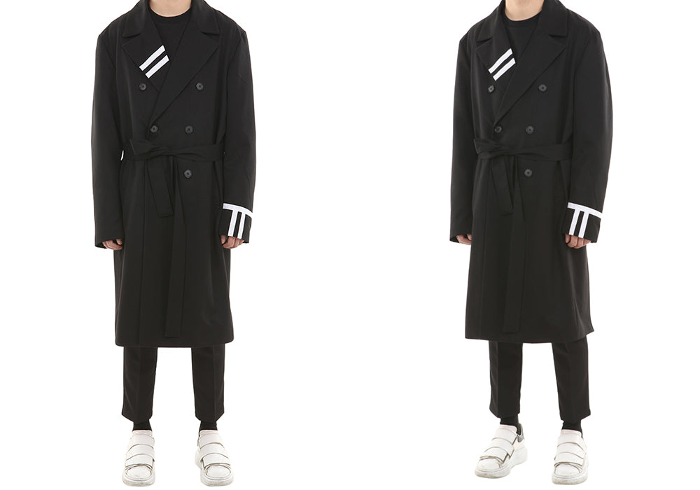 ランベルシオ(LANG VERSIO) 226 Line Double Lobe Trenchcoat